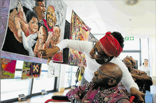 ARCH ART: Archbishop emeritus Desmond Tutu and his daughter Reverend Canon Mpho Tutu van Furth