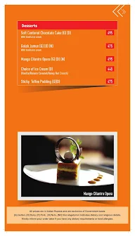 Sky Grill Lounge Bar & Restaurant By Crowne Plaza Kochi menu 8