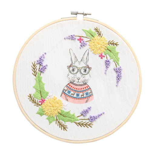 Title 2, Cartoon animal hand embroidery for creative pro...