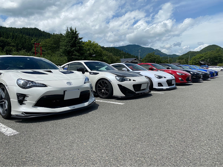 86のツーリングオフ会・#山形・86BRZ・梅雨明け間近・個性的な車がいっぱい🎵に関するカスタム事例の投稿画像1枚目