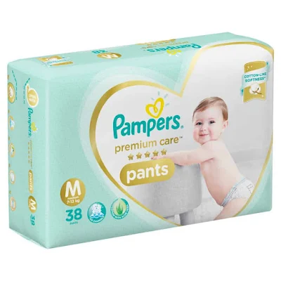 PAMPERS PREMIUM CARE PANTS M 54'S