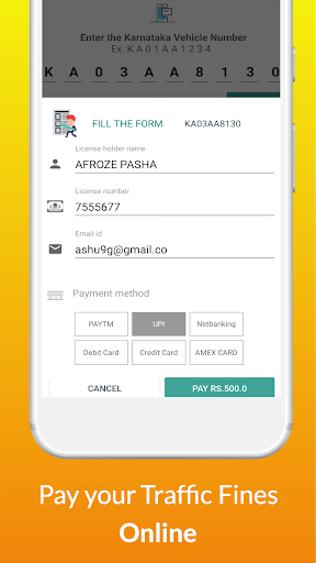 Bangalore Traffic -Check Fines screenshot #4
