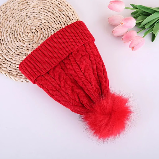 Title 3, Add Cashmere Double-layer Wool Outdoor Warm Kni...