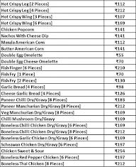 Delhi Cafe & Restaurant menu 1