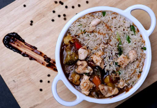 Black Pepper Chicken Pot Rice