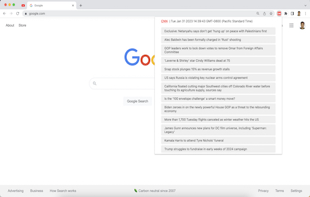 CNN Chrome Extension Preview image 0