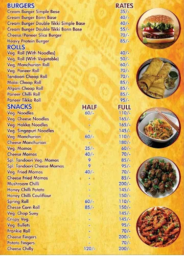 Food Professor menu 