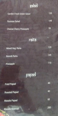 Kadar Khan's Sheesha menu 6