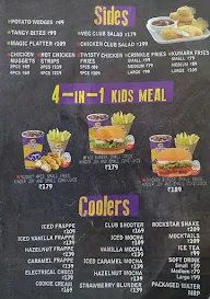 The Burger Club menu 4