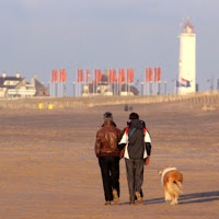 Passeggiata sulla spiaggia di 