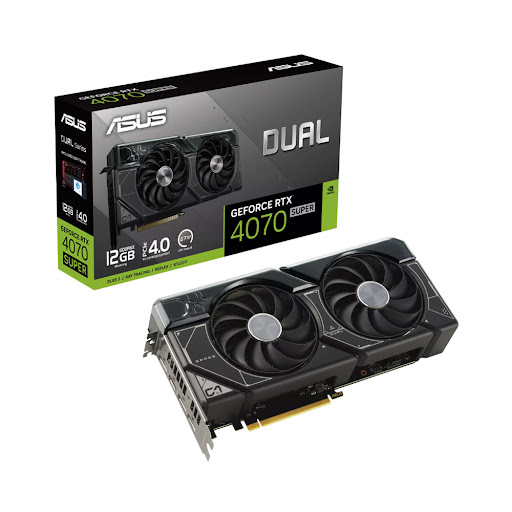 Card màn hình ASUS DUAL RTX 4070 SUPER 12GB GDDR6X 12GB GDDR6X (90YV0K83-M0NA00)