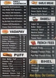 M S Food World menu 2