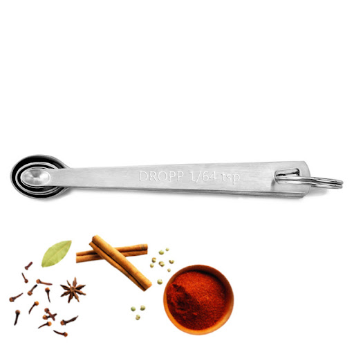 Title 3, Stainless Steel Mini Measuring Spoons Set of 5 ...