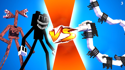 Siren Head vs Long Horse vs Cartoon Cat Game