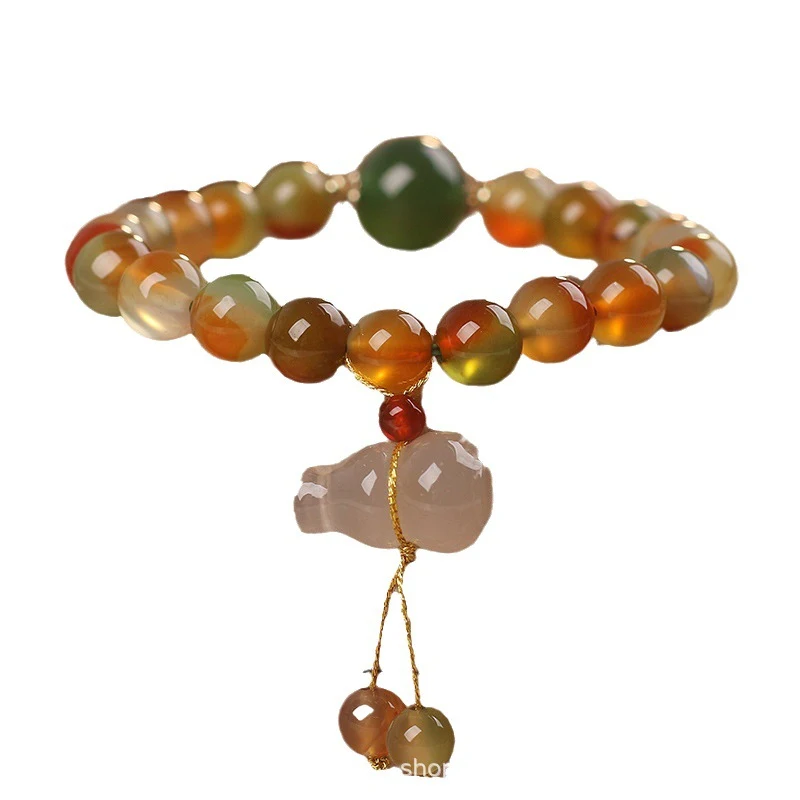Natuurstenen kralenarmband dames, nieuwe Chinese stijl, een stijlvol sieraad dat uw pols siert en uw outfit een vleugje elegantie geeft.