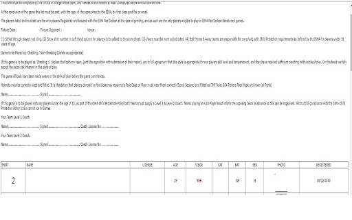 EIHA Rec TeamSheet Helper