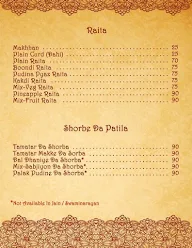 Deepraj De Kulche menu 4