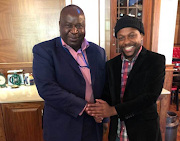 Finance minister Tito Mboweni and EFF MP Mbuyiseni Ndlozi.