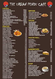 The Urban Pendu Cafe menu 2