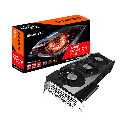 Card màn hình GIGABYTE Radeon RX 6700 XT GAMING OC 12G 12GB GDDR6 (GV-R67XTGAMING OC-12GD)