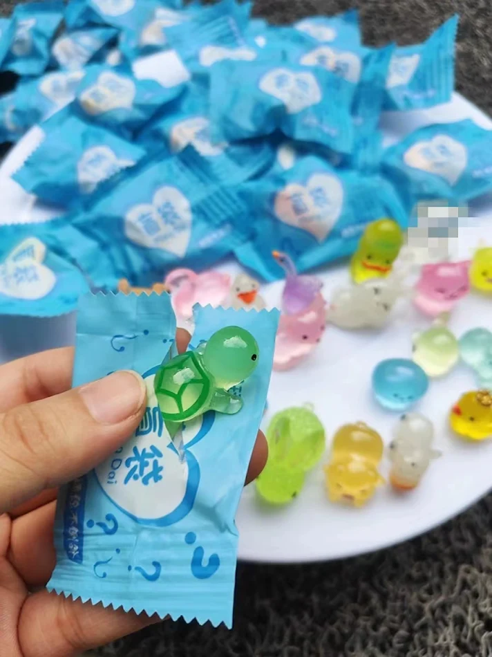 Lichtgevend driedimensionaal cartoonmodel van kleine dieren, ideaal speelgoed voor kinderen, stimuleert fantasie en creativiteit, perfect als cadeau