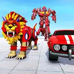 Lion Robot Transform Car War:Super Robot Games Apk