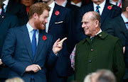 Prince Harry and his late grandfather, Prince Philip. 