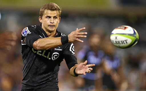 LOOK WHO'S BACK: Patrick Lambie has recovered from his vertebra injury and will start on the bench for the Sharks in tomorrow's clash against the Force at Kings Park Stadium, Durban.