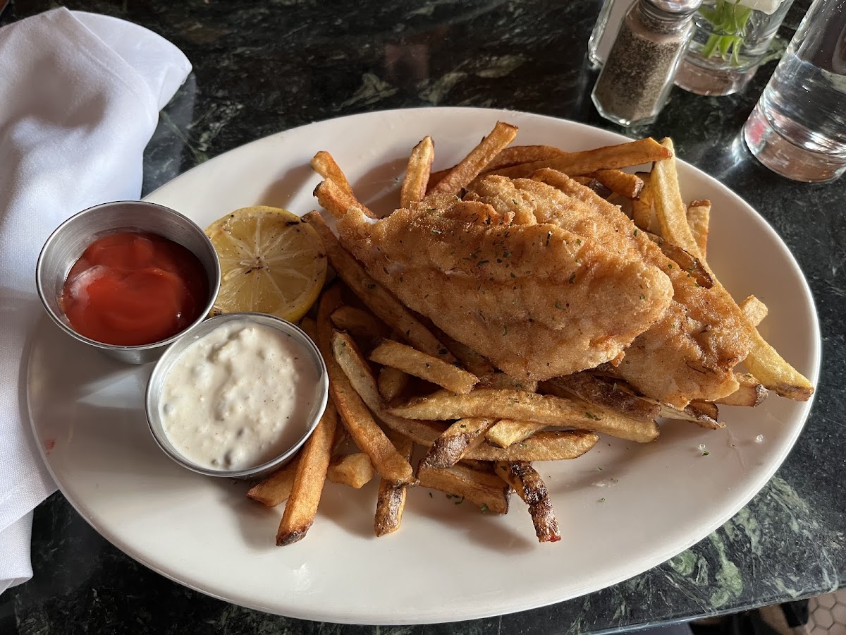 Gluten-Free Fish & Chips at Virginia Inn
