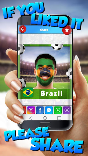 Flag Face Painting Photo Editor