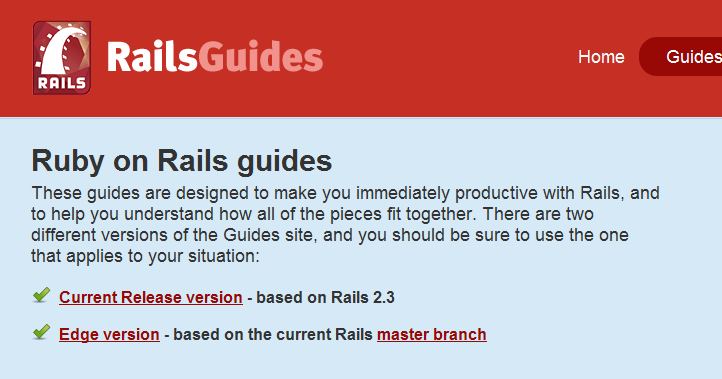 Rails 2/3 Guides redirect Preview image 2