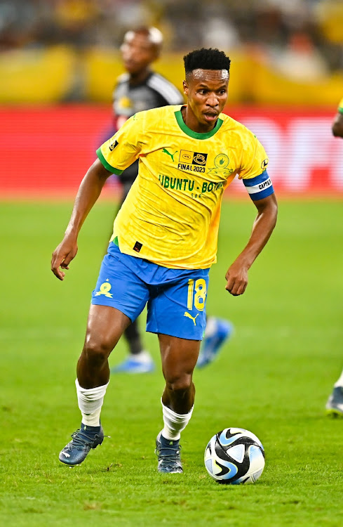 Themba Zwane, Captain of Mamelodi Sundowns will miss TS Galaxy game