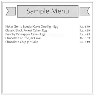 WarmOven Cake & Desserts menu 1