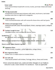 Ten Cafe menu 3