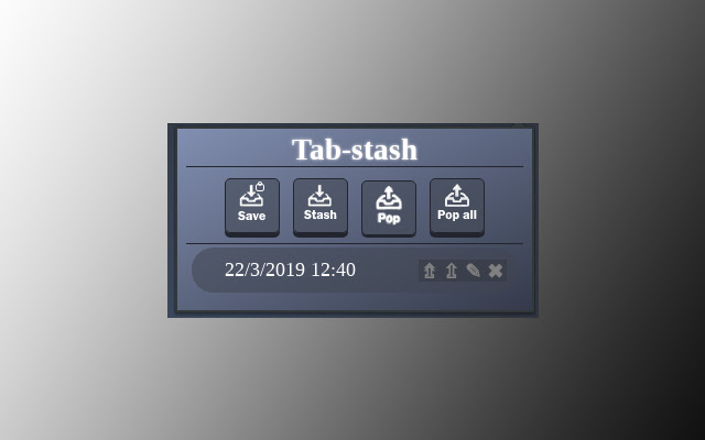 Tab-stash