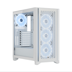 Vỏ máy tính/ Case Corsair iCUE 4000D RGB AIRFLOW QL True White (CC-9011232-WW)