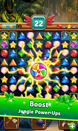 Jewels Jungle Treasure : Match 3  Puzzle