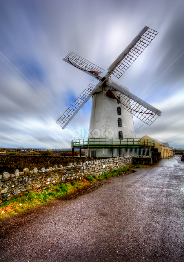 Blennerville Windmill by Steve Smith - Buildings & Architecture Other Exteriors ( county kerry windmill, ireland canvas, blennerville canvas, blennerville, tralee windmill, windmill, tralee canvas, windmill canvas wrap, tralee )