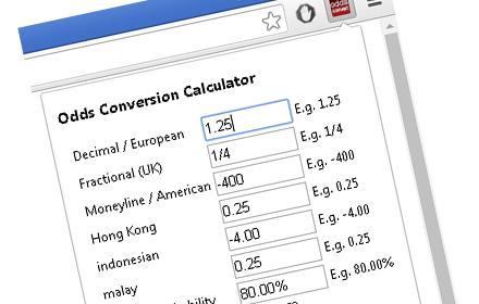 Odds conversion small promo image