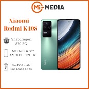 [Mã 1212Elsale10 Giảm 5% Đơn 3Tr] Điện Thoại Redmi K40S Màn Hình Amoled E4, Chip Snapdragon 870 , Sạc Nhanh 67W