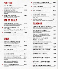 Semi Dhaba menu 3