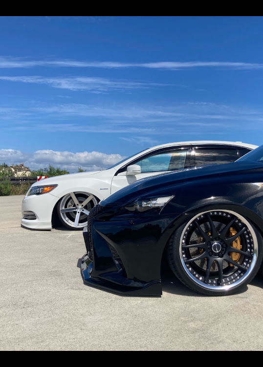 ISのフォロー、いいね、コメントよろしくお願いします！・50のカスタム好きジジイ❤️・漆黒車・プチドライブ♪・お盆休みに関するカスタム事例の投稿画像6枚目