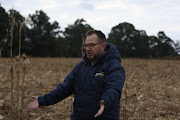 Forensic investigator Paul Koen at the scene of the alleged crime. Koen believes the evidence from the scene 