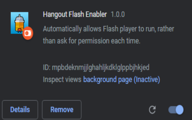 Hangout Flash Enabler Preview image 0