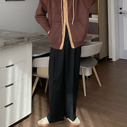Title 2, Mens Loose Straight Casual Pants Comfortable E...