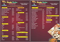 Mabis Kerala Bhojan menu 1