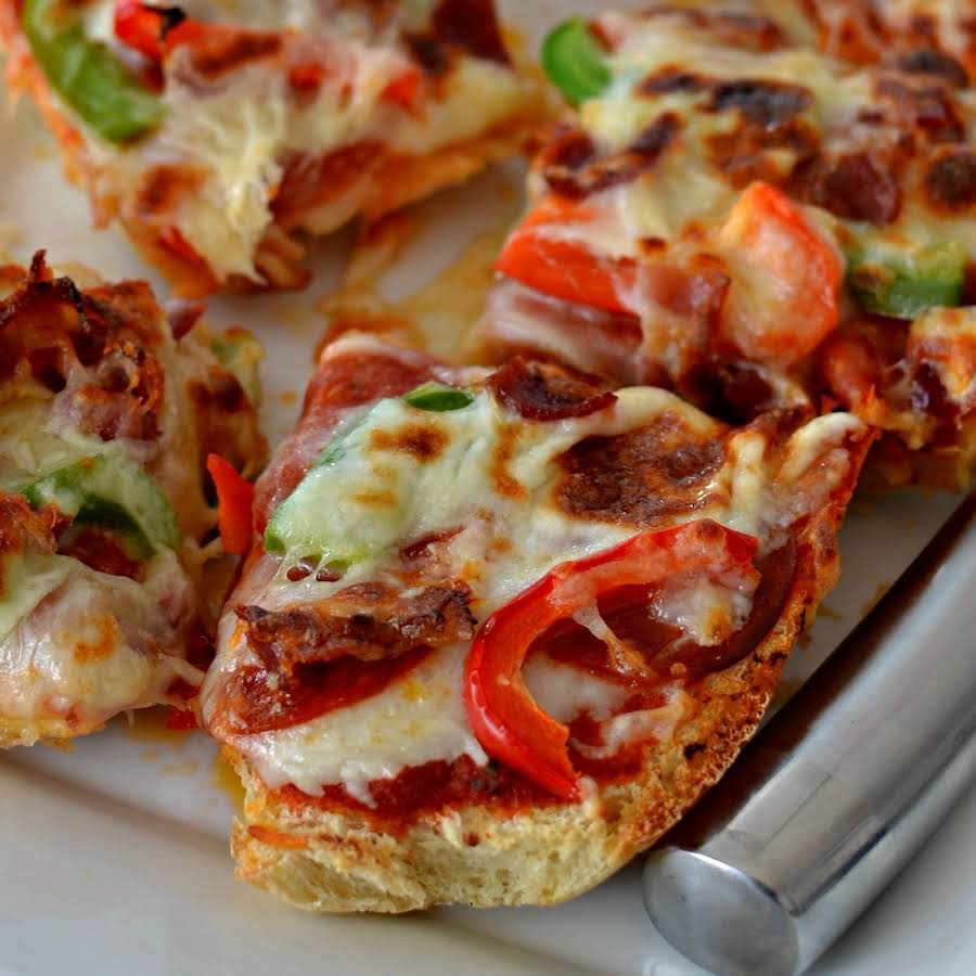 French Bread Pizza Recipe | Just A Pinch Recipes