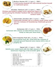 Idli Curry menu 1