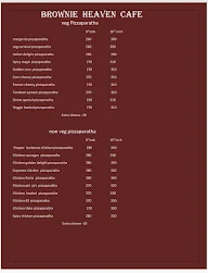 Brownie Heaven menu 1