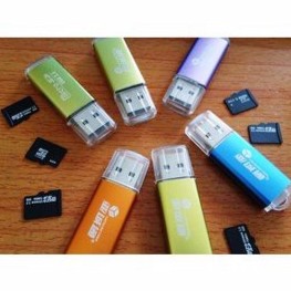 Combo Usb Đọc Thẻ Nhớ Và Thẻ Nhớ 16Gb